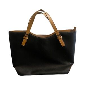 Black and Tan Tote Bag